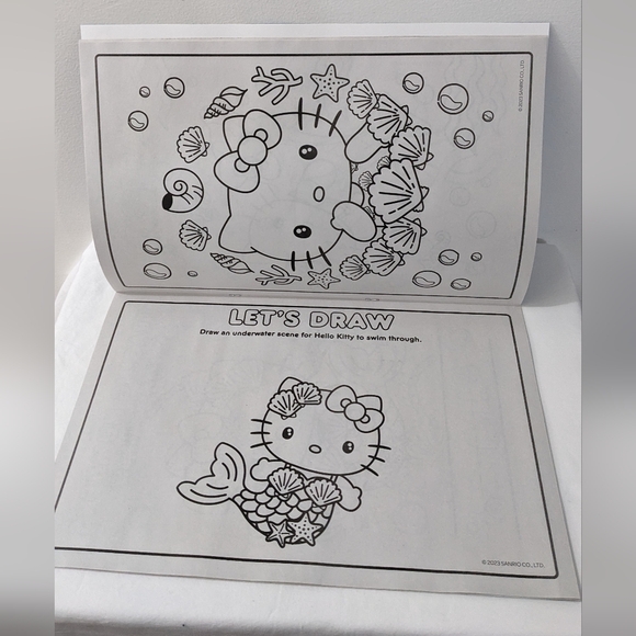 Hello Kitty Sanrio Giant Coloring and Activity Book, NEW - Picture 3 of 6